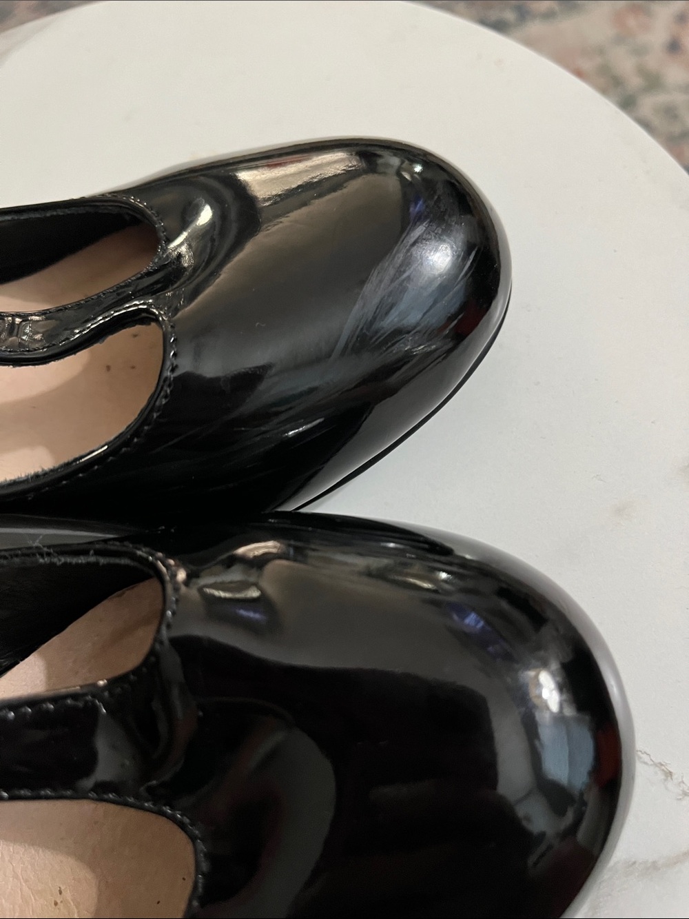 Hush Puppies Black Patent Mary Jane Pumps - Picture 3 of 13